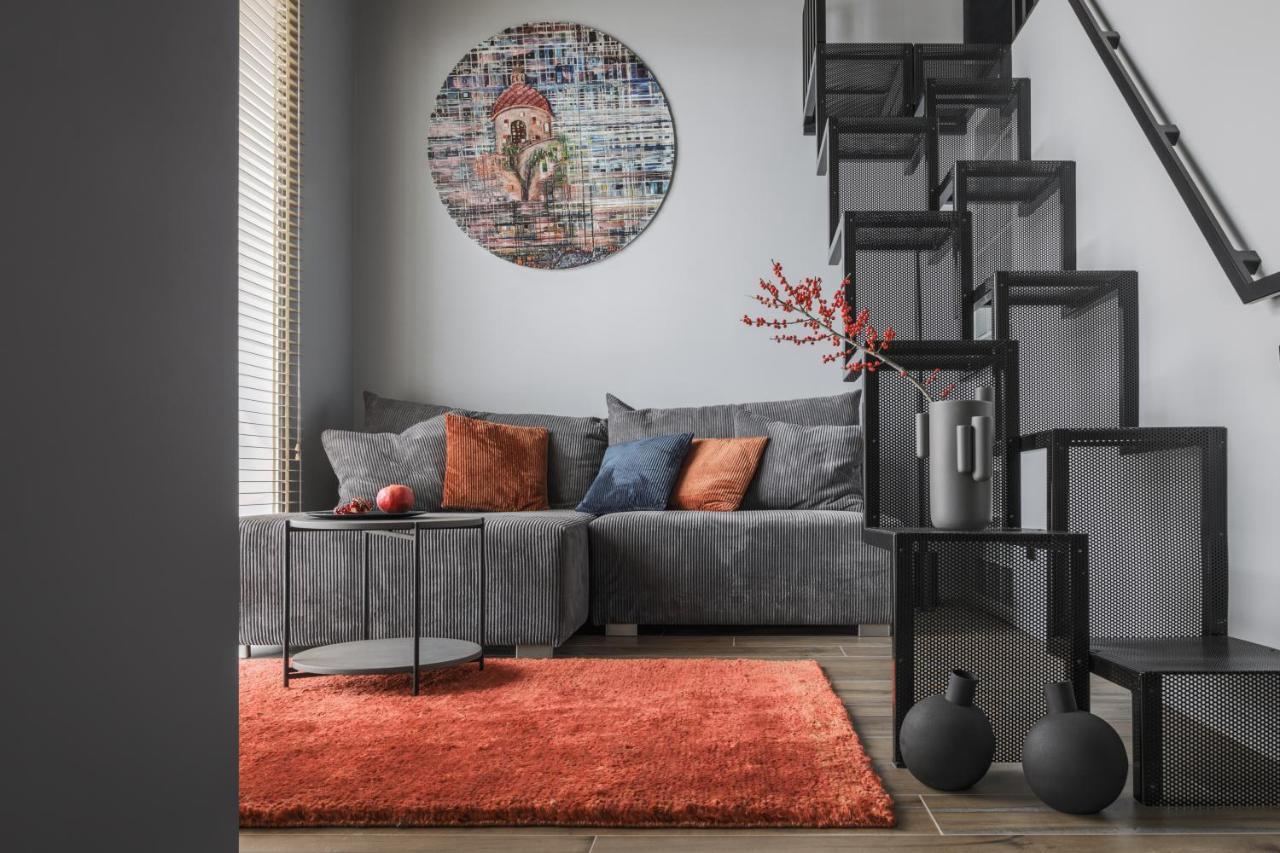 Ivis House Modern Apartment In Vilnius Old Town With Balcony וילנה מראה חיצוני תמונה