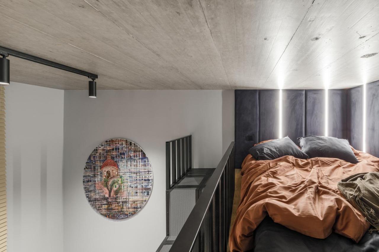 Ivis House Modern Apartment In Vilnius Old Town With Balcony וילנה מראה חיצוני תמונה