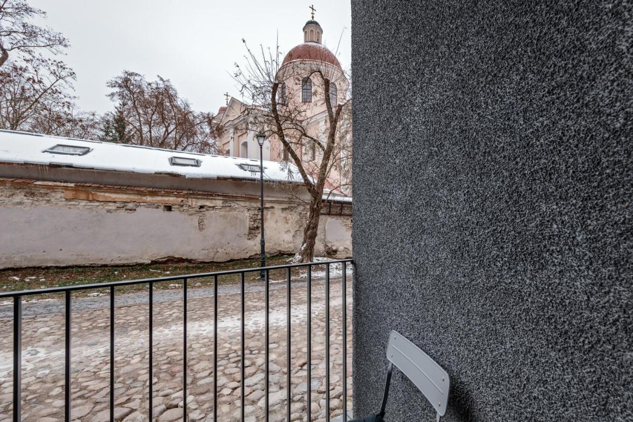 Ivis House Modern Apartment In Vilnius Old Town With Balcony וילנה מראה חיצוני תמונה